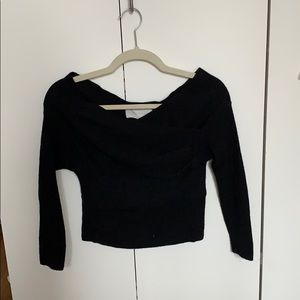 Michelle Mason Black Cashmere sweater. Size P